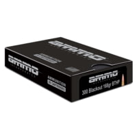 Ammo, Inc. Signature 300 Blackout 168 Grain BTHP Brass Case Rifle Ammunition