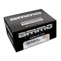 Ammo, Inc. Signature .380 ACP 90 grain Jacketed Hollow Point Brass Cased Centerfire Pistol Ammunition