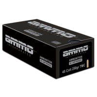 Ammo, Inc. Signature .45 Colt 250 grain Total Metal Jacket Brass Cased Centerfire Pistol Ammunition