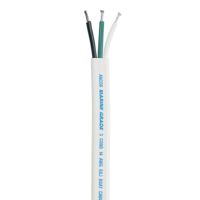 Ancor White Triplex Cable - 14/3 AWG - Round - 100' [133510]