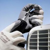 Ansell Healthcare HyFlex Foam Gloves, Ansell 205677 Black Gloves With Gray Liner, Pack of 12