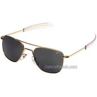 AO original Pilot 52mm Sunglasses with Gold Frame