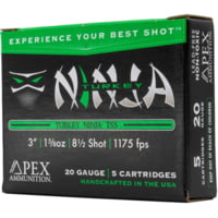 Apex Ammunition Turkey Ninja TSS 20 Gauge 1 5/8 oz 3'' 8.5 Shot Shotgun Ammunition