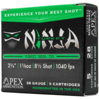 Apex Ammunition Turkey TSS Ninja 28 Gauge 1 1/2oz 2.75in Shotgun Ammunition