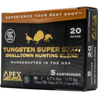 Apex Ammunition Turkey TSS Smalltown Hunting Blend 20 Gauge 1 5/8 oz 3'' 7.5/9 Shot Shotgun Ammunition