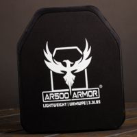 AR500 Armor Level III 10x12 Lightweight UHMWPE Body Armor Plate