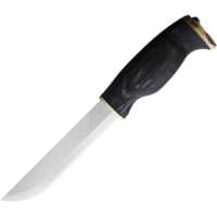 Arctic Legend Bear Black Birch 5.75in Satin Fixed Blade Knife