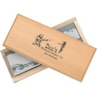 Arkansas Sharpeners Soft Arkansas Whetstone Knife Sharpener in Wood Storage box