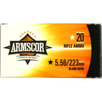 Armscor Precision Inc .223 Remington/5.56x45mm NATO Blank Brass Cased Rifle Ammunition
