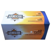 Armscor Precision Inc .22 TCM 39 Grain Jacketed Hollow Point Nickel Plated Bras Pistol Ammunition