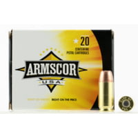 Armscor Precision Inc USA .45 ACP 230 Grain Jacketed Hollow Point Brass Cased Pistol Ammunition