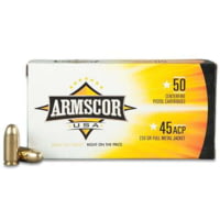 Armscor Precision Inc Armscor .45 ACP 230gr Full Metal Jacket Pistol Ammunition