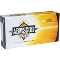 Armscor Precision Inc USA .500 S&amp;W Magnum 300 Grain Jacketed Hollow Point Brass Cased Pistol Ammunition