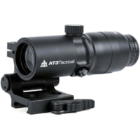 AT3 Tactical 4x Red Dot Magnifier w/ Flip-to-Side Mount