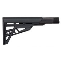 ATI Outdoors AR-15 TactLite Six Position Commercial Stock With Commercial Buffer Tube Fits Most AR-15 Varoamts Black B.2.10.2220