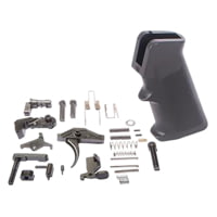 ATI ATIATI15LPKNANO Saf-T-First Lower Parts Kit AR-Platform Black Grip, Black St