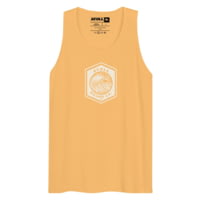 Atoll Board Co Men's Tank Top with Atoll Wave Graphic - Squash, XL - Squash,XL EEB65043