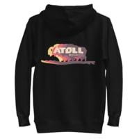 Atoll Board Co Unisex Hoodie with Atoll Bison Color Shift Graphic - Black, 3XL - Black,3XL FE380A2F