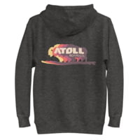 Atoll Board Co Unisex Hoodie with Atoll Bison Color Shift Graphic - Charcoal Heather, XL - Charcoal Heather,XL A7E239C5