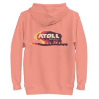 Atoll Board Co Unisex Hoodie with Atoll Bison Color Shift Graphic - Dusty Rose, L - Dusty Rose,L 44BDB56E