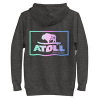 Atoll Board Co Unisex Hoodie with Atoll Color Blend Graphic - Charcoal Heather, XL - Charcoal Heather,XL 7643BB3F