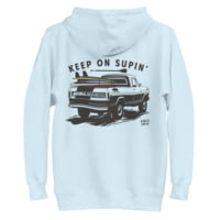 Atoll Board Co Unisex Hoodie with Atoll Paddle Board Truck Graphic - Sky Blue, XL - Sky Blue,XL B08F374D