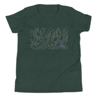 Atoll Board Co Youth Short Sleeve T-Shirt with Atoll Grain Graphic - Heather Forest, XL - Heather Forest,XL BAD49454