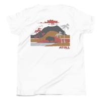 Atoll Board Co Youth Short Sleeve T-Shirt with Atoll Volcano Graphic - White, XL - White,XL 46A4D82C
