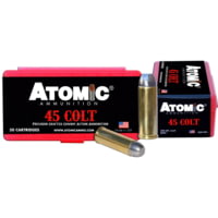Atomic 00434 Pistol 45 Colt (LC) 200 Gr Lead Round Nose Flat Point (LRNFP) 50 B