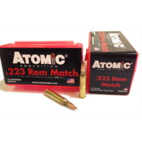 Atomic Ammunition Atomic Ammo .223 Rem. 77gr. Match Sierra Bthp 50-pack