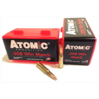 Atomic Ammunition Atomic Ammo .308 Win. Match 168gr. Nosler Bthp 50-pack