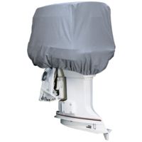 Attwood Marine Road Ready Cotton Heavy-Duty Canvas Cover f/Outboard Motor Hood 115-225HP