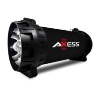 AXESS Portable Bluetooth Speaker w/ Built-in Dancing LED Lights and Subwoofer