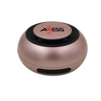 AXESS Water Resistant Bluetooth Speaker w/ Built-In Rechargeable Battery and AUX Input