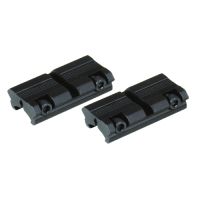 B-Square Air Gun Adapters &amp; Risers - 3/8&quot; to &quot;Weaver&quot; Adapter (2-piece base), Blue 17025