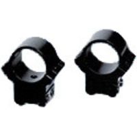 B-Square Air Sport Rings w/ Reversible Clamp Fits 9.5mm, 13.5mm Rails - 1 inch Med, Blue 25015