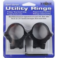 B-Square Sport Utility Rings - 30mm x .22 - Medium, Blue 27064