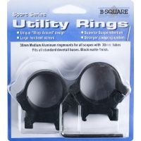 B-Square Sport Utility Rings - 30mm Standard Dovetail - Medium, Blue 20064