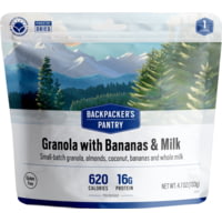 Backpacker's Pantry Granola w/ Bananas, Almonds &amp; Milk - 1 Serving