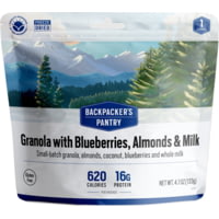 Backpacker's Pantry Granola w/ Blueberries, Almonds &amp; Milk - 1 Serving