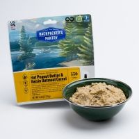 Backpackers Pantry Hot Peanut Butter and Raisin Oatmeal Cereal