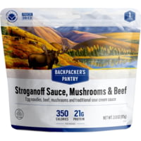 Backpacker's Pantry Stroganoff Egg Noodles, Beef &amp; Mushrooms - 1 Serving