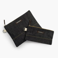 Barebones Neelum Zipper Pouch - Denim 08430AE6