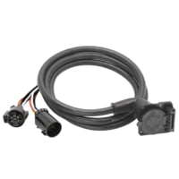 Bargman 7 Way 90 deg Fifth Wheel Adapter Harness with 9' Cable Dodge Ford Gm Toyota