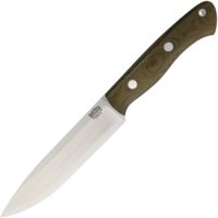 Bark River Aurora II Green Canvas Fixed Blade Knife