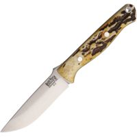 Bark River Bravo EDC Antique Stag Bone Fixed Blade Knife
