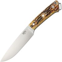 Bark River Fox River II Antique Stag Bone Fixed Blade Knife