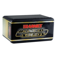 Barnes Banded Solid Rifle Bullet, .416 Caliber, 350 Grain, Solid Round Nose