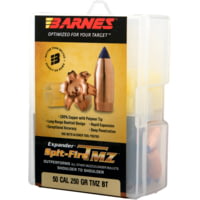 Barnes Bullets Spit-Fire TMZ .50 Caliber 250 Grain Boat Tail Projectiles