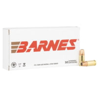Barnes Bullets 32516 9mmLuger 124gr Sierra Jacketed Hollow Point 50 Per Box/10